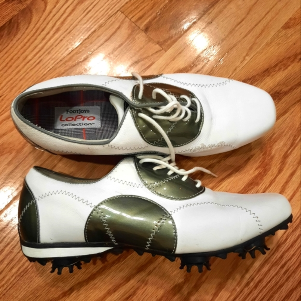 FootJoy FJ LoPro Collection White Golf‎ Shoes Women's Size 7.5W